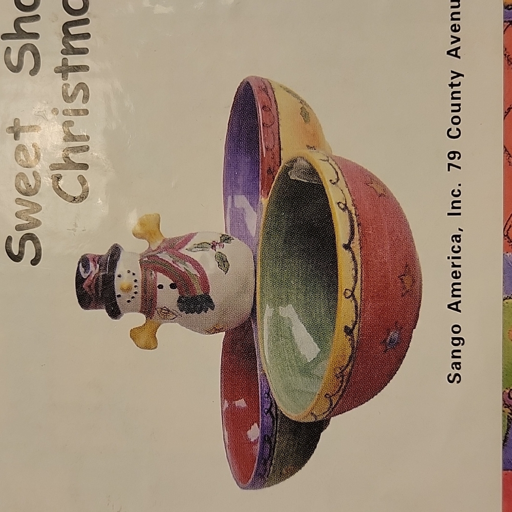 NWOT Sango Sweet Shop Christmas Serving Set